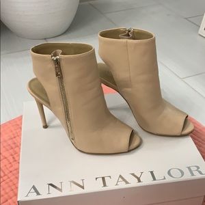 Ann Taylor booties 6.5 nude